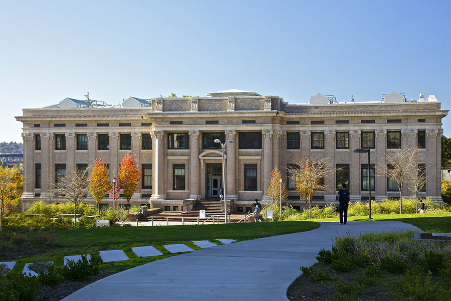 Exterior View Architecture Hall