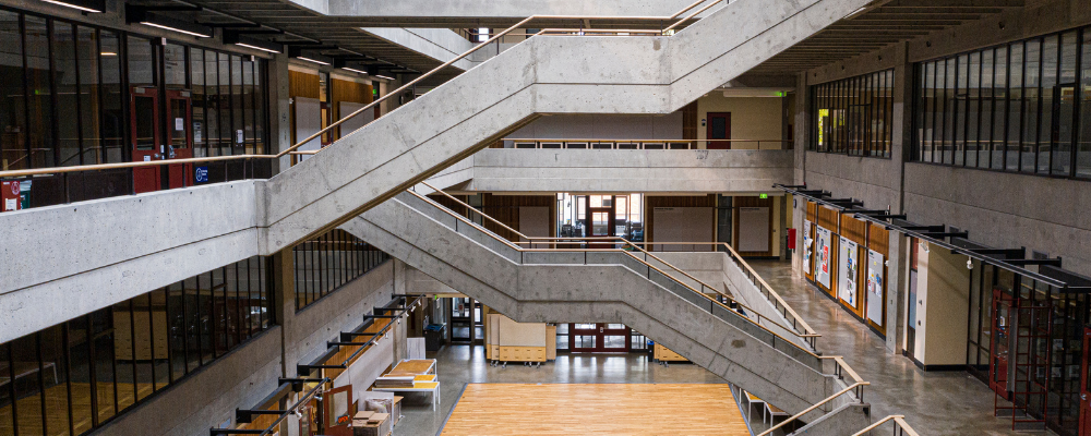 A shot of the inside of Gould Hall