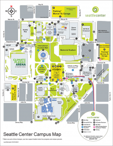 Map of Seattle Center Campus