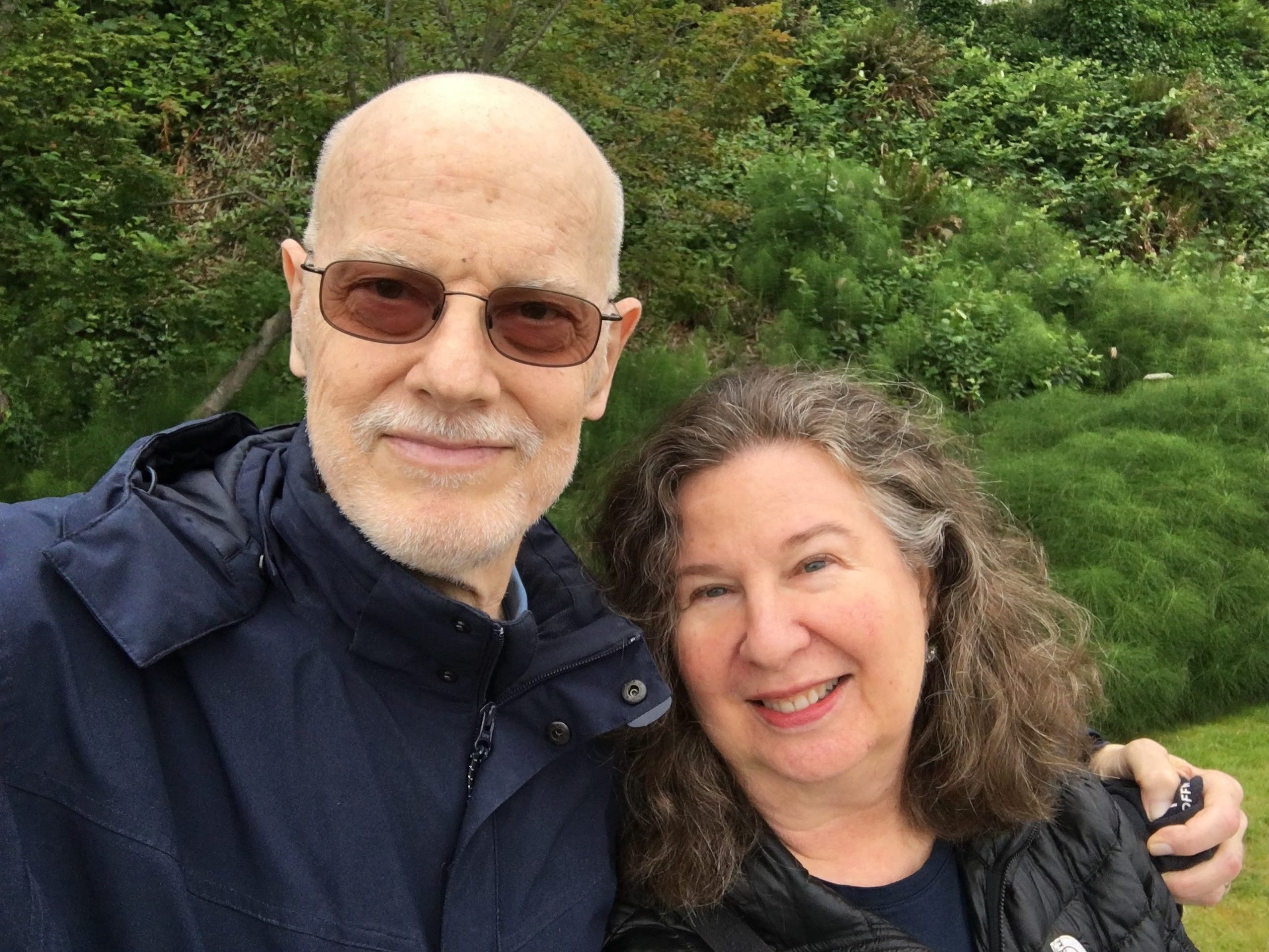 Steve with his arm around his wife Joan