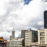 Skyline of buildings in Seattle's International District