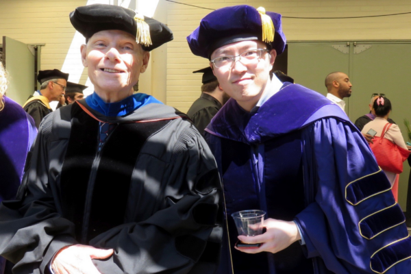 Dr. Bob at graduation