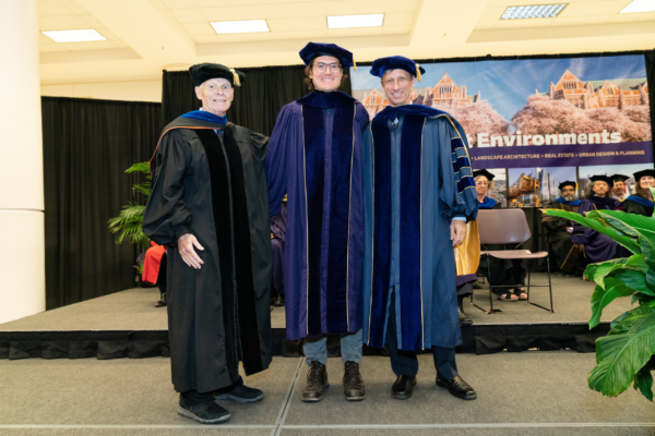 Dr. Bob at graduation