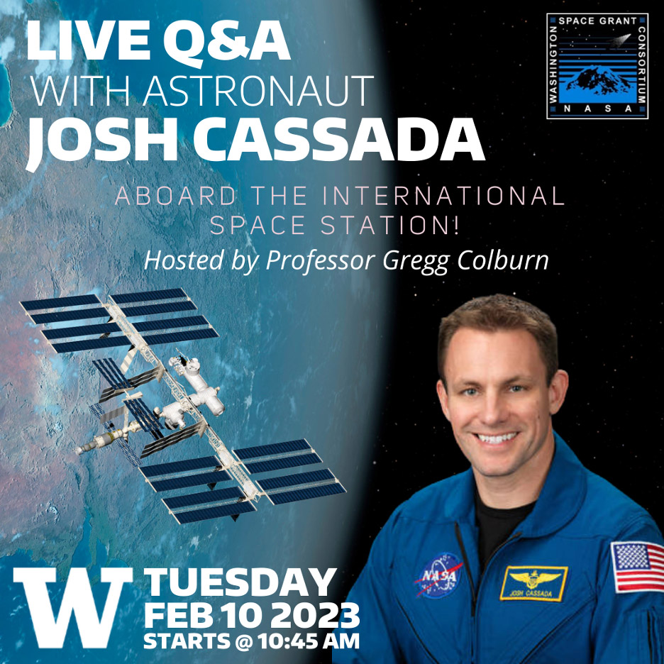 Live Q&A with Astronaut Josh Cassada flyer