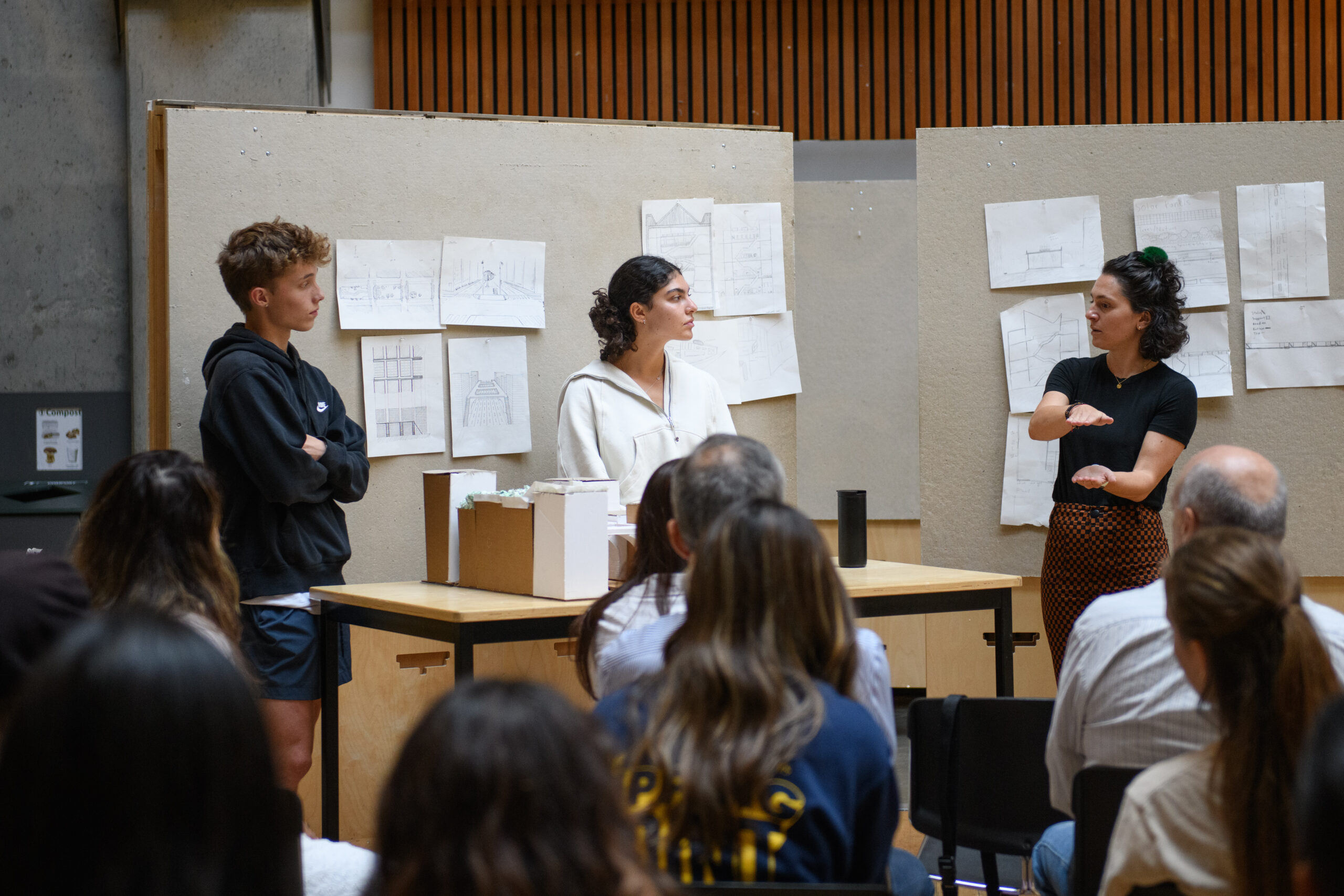 Students in the architecture camp