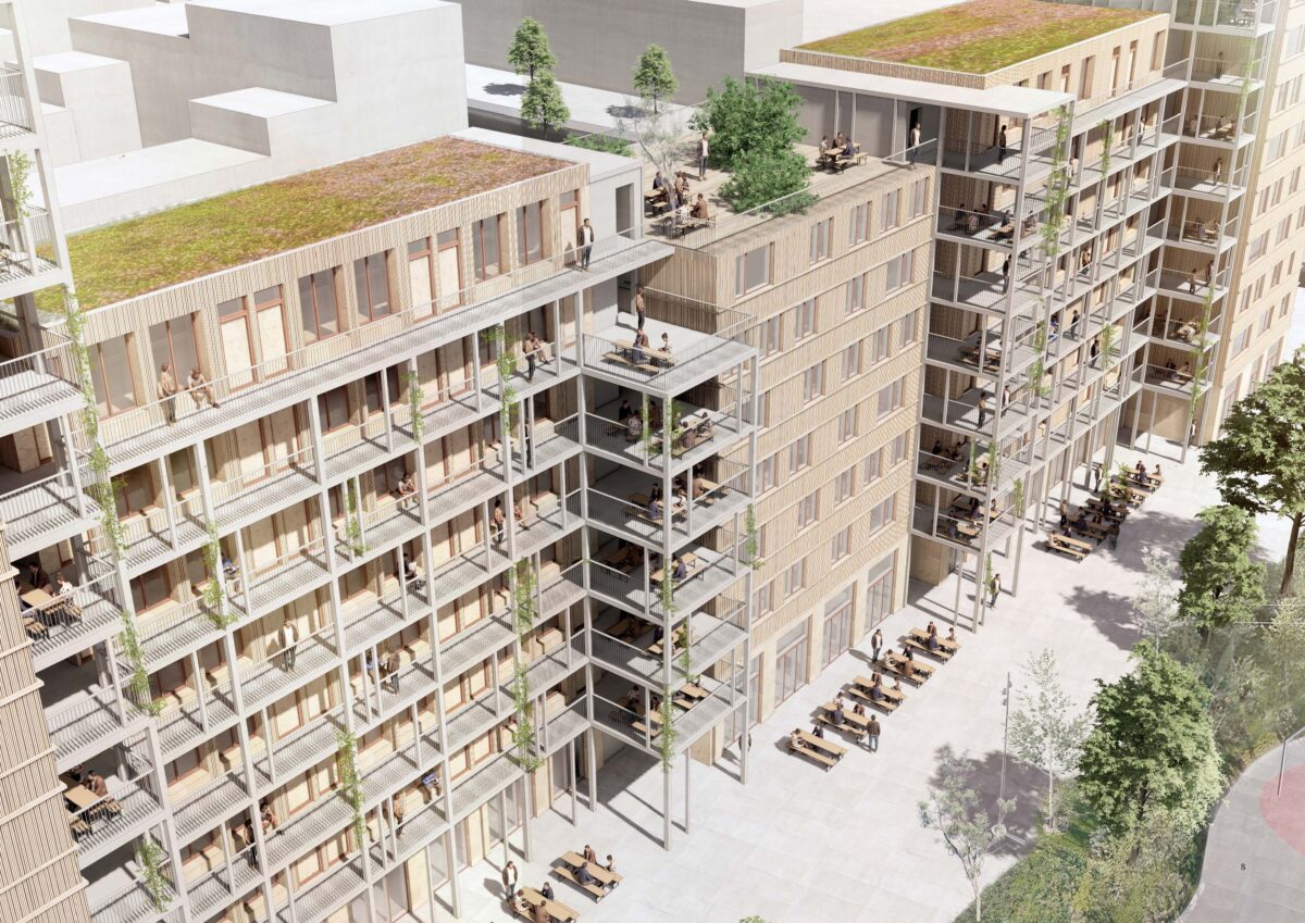 Sustainable living apartment complex