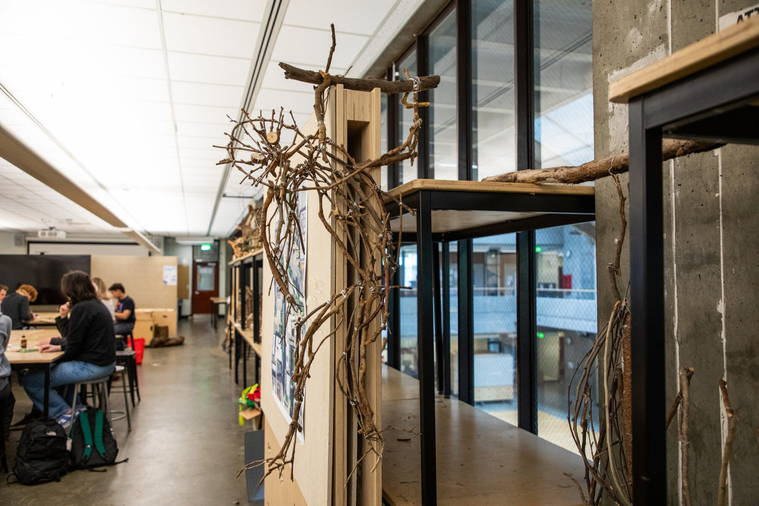 Monkey made of sticks