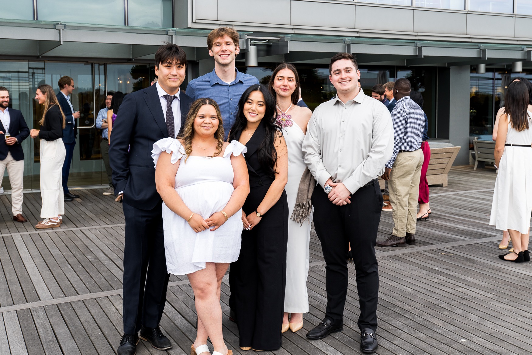 Group of students posing for photo