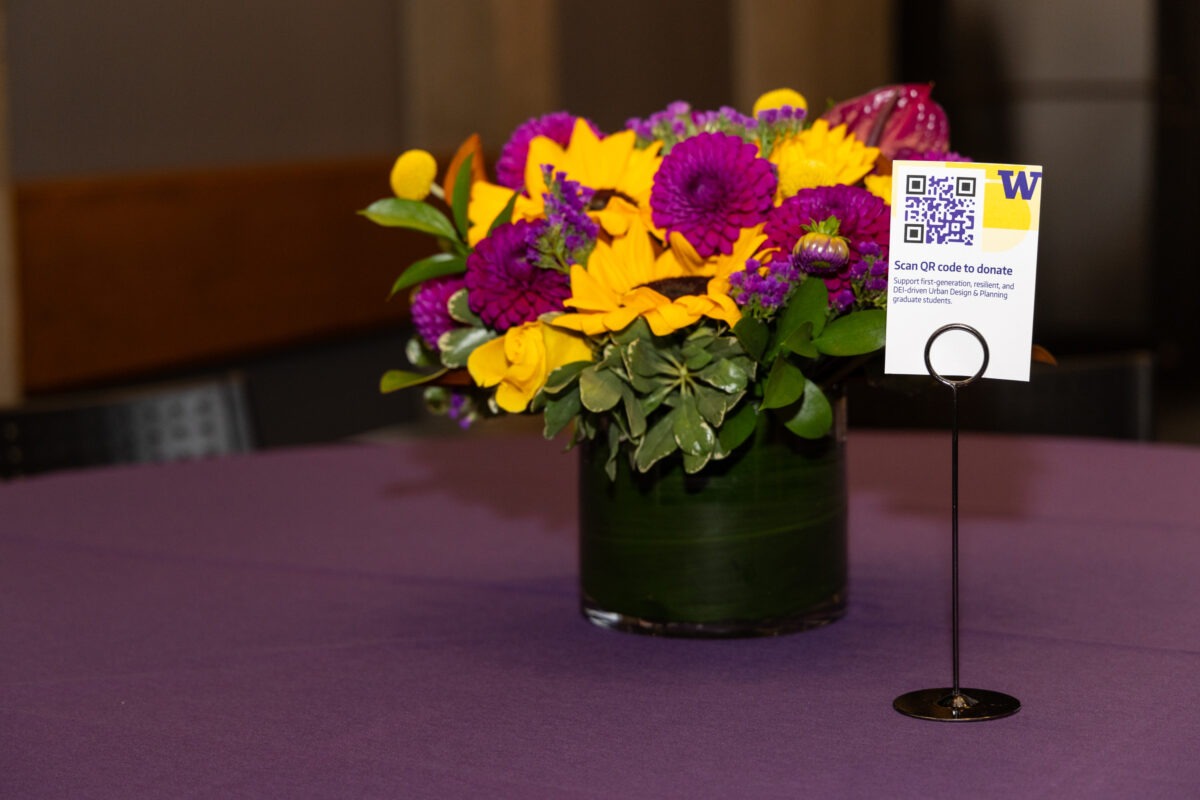 Flowers and qr to dontae