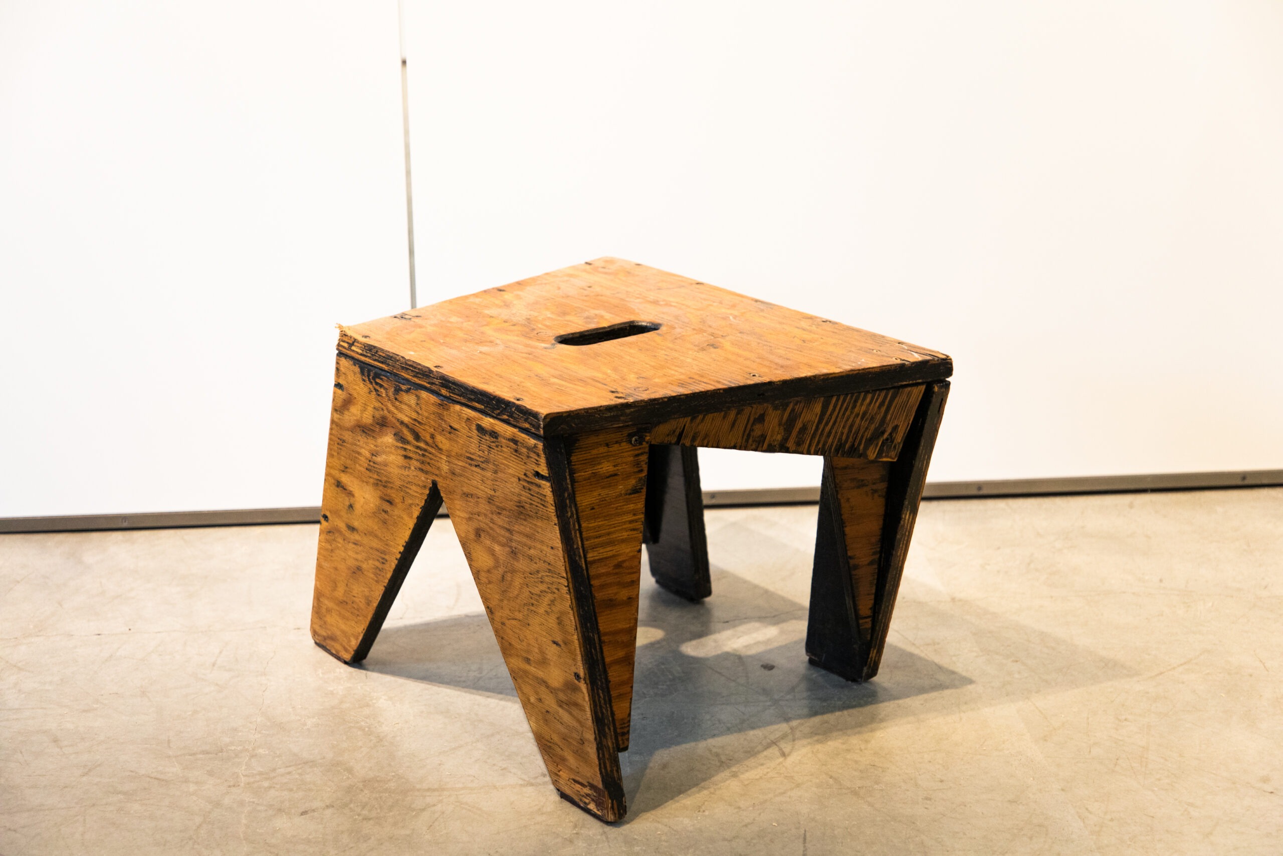 Bench on a whole background