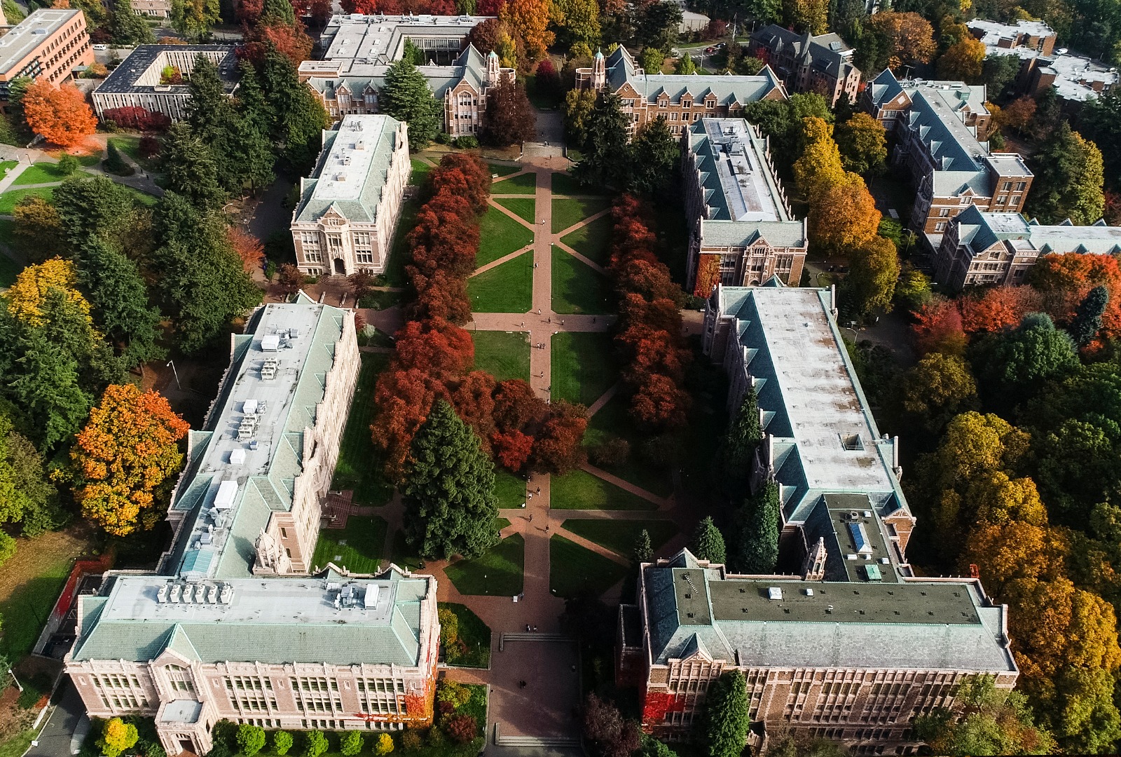 UW Campus from above