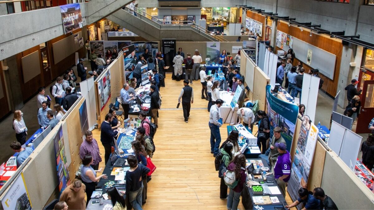 Gould Hall career fair