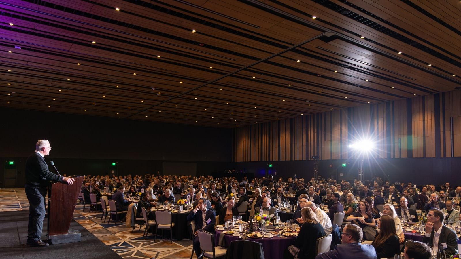Runstad Leadership dinner ballroom