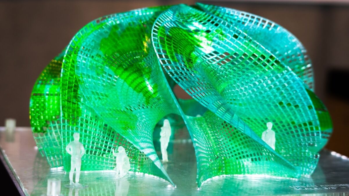 Prototype of algae building