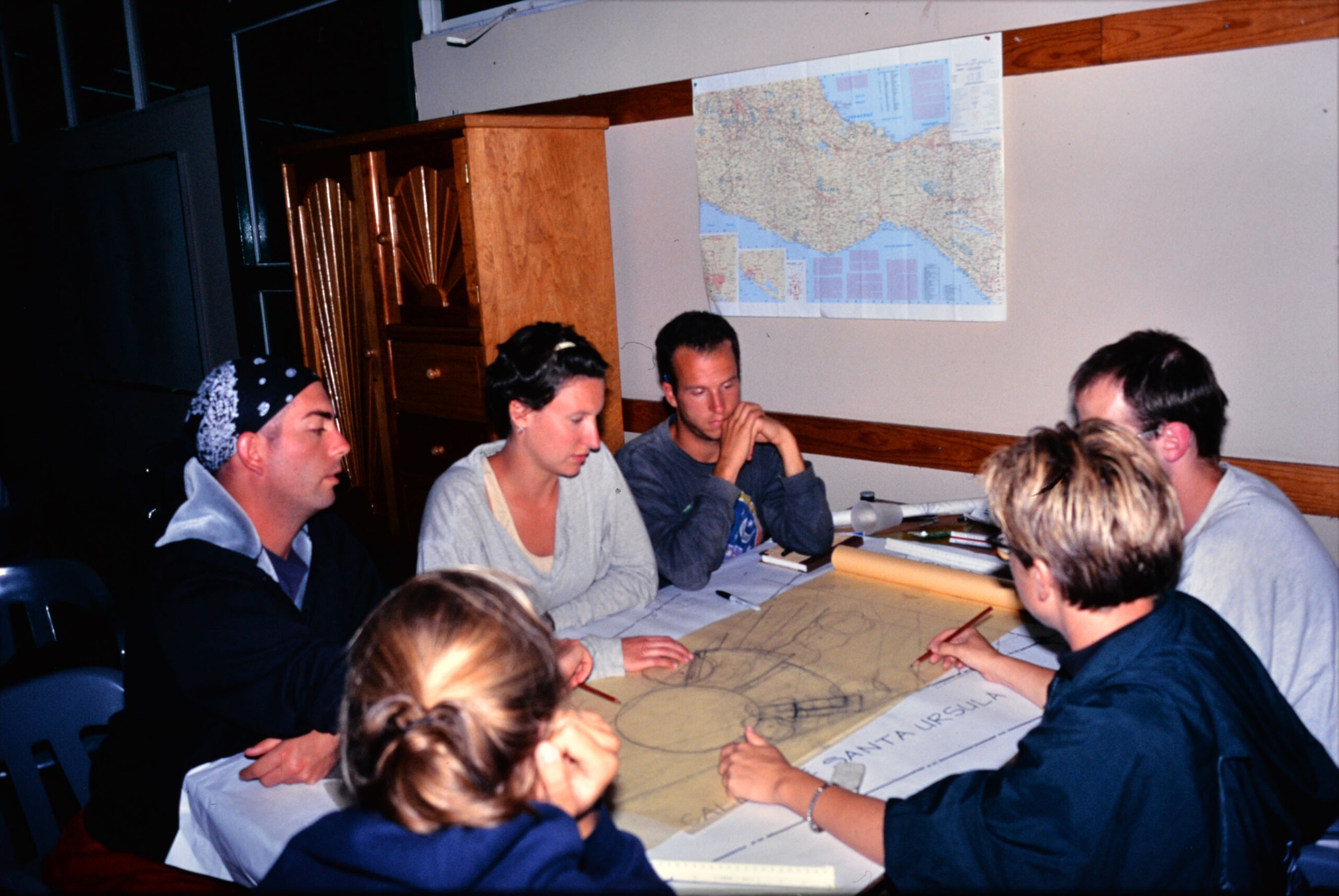 Group of students planning