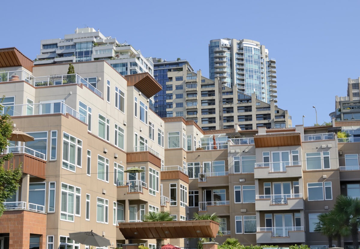Apartment buildings in Seattle